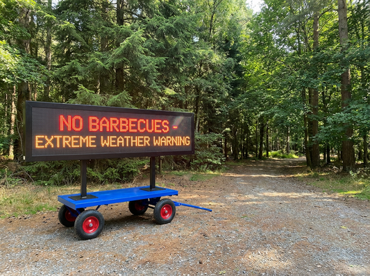 Mobile LED Digital Signage Trailer - One-Sided Display