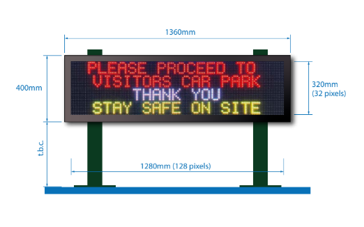 Mobile LED Digital Signage Trailer - One-Sided Display